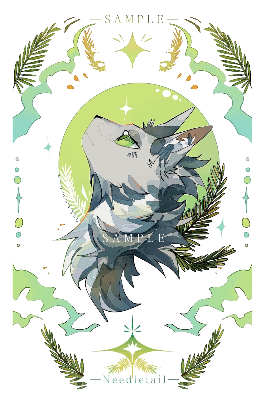 a_vision_of_shadows, absurdres, animal, animal_focus, cat, character_name, chinese_commentary, commentary_request