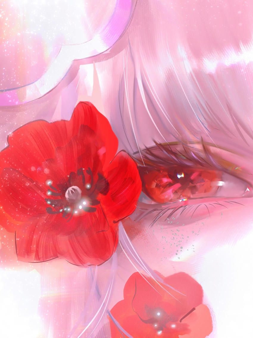 1girl, absurdres, aegyo_sal, bojiang, chinese_commentary, close-up, commentary, coquelic_(path_to_nowhere)