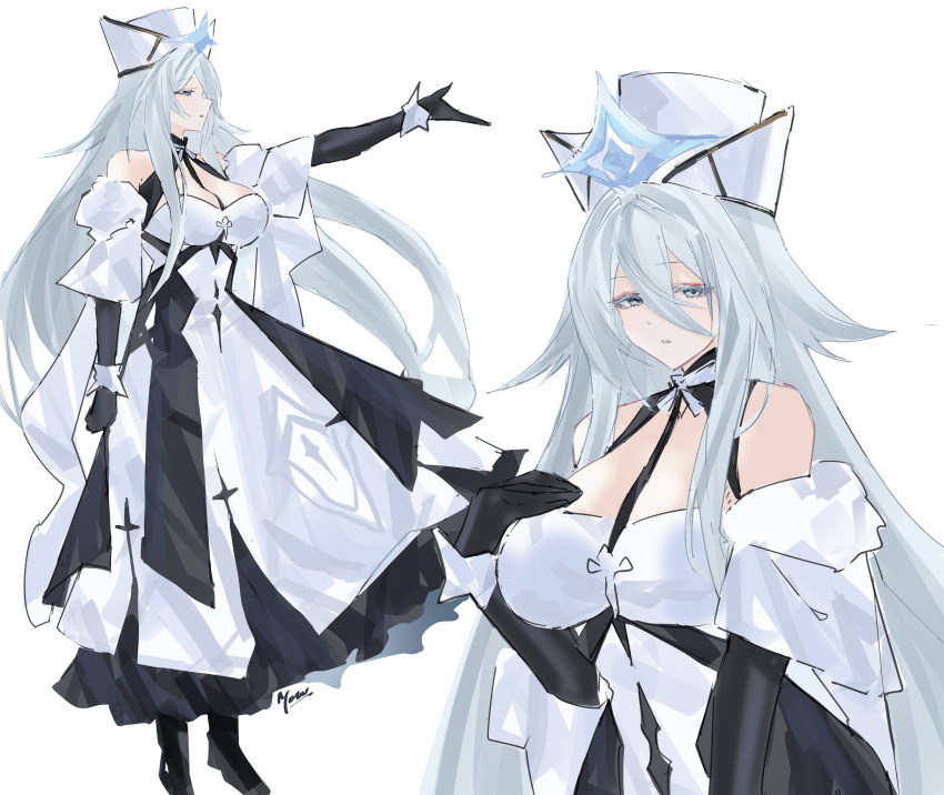 1girl, absurdres, azur_lane, capelet, coat, coat_dress, colored_eyelashes, dress