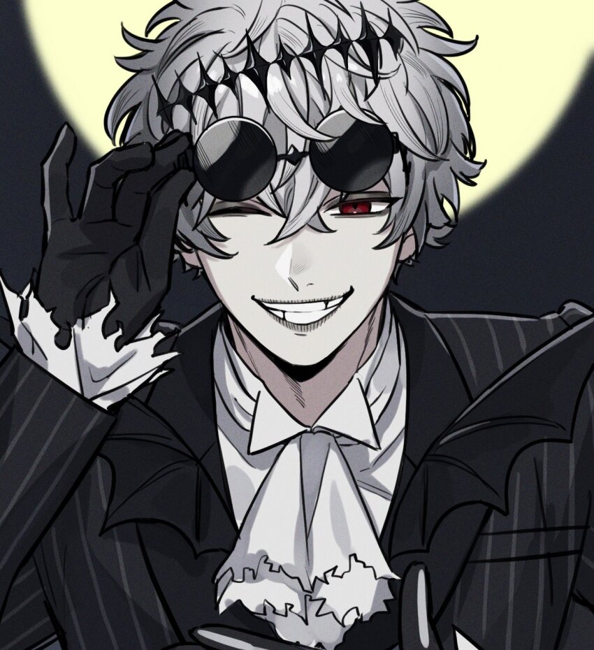 1boy, 1girl, black_crown, crown, formal_clothes, fune_(user_kujn8834), halloween, highres