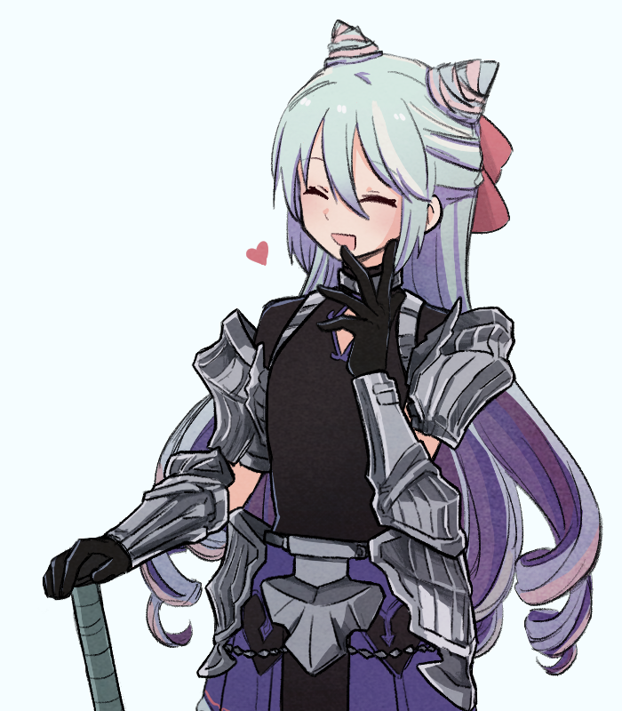 1boy, alonemistrist, androgynous, blue_hair, closed_mouth, cone_hair_bun, diamond_cutout, facing_viewer