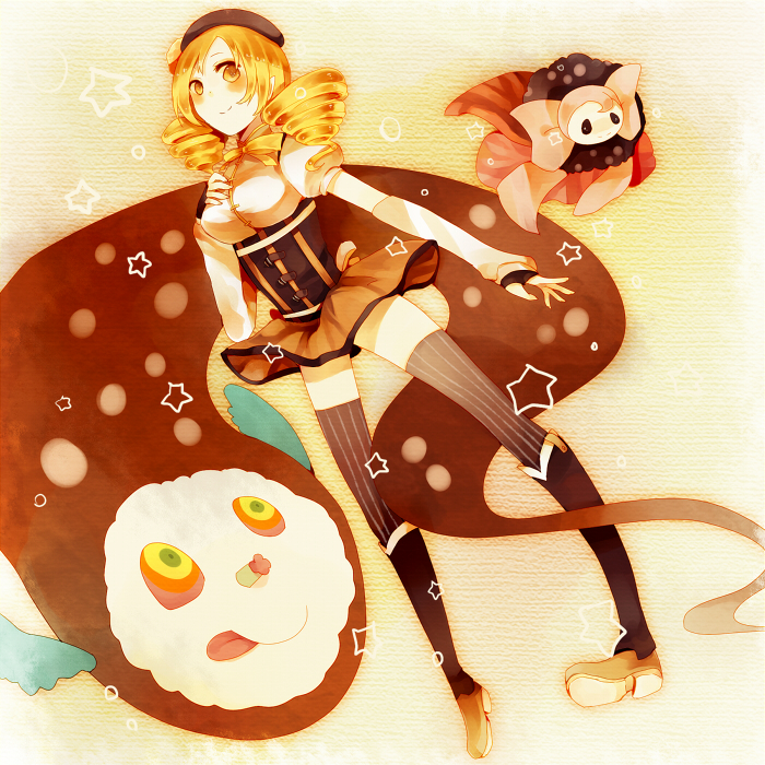 10s, 1girl, :p, bad_id, bad_pixiv_id, blonde_hair, blush, boots