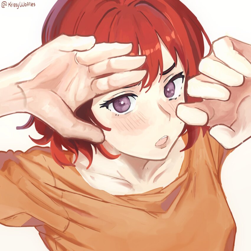 1girl, ari_(class_of_09), class_of_09, commentary, english_commentary, highres, krissywaffles, looking_at_viewer