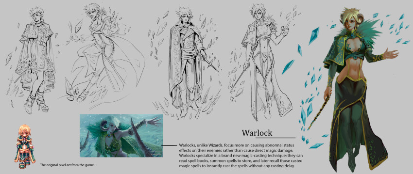 2boys, 2girls, adapted_costume, antonio_rizzatti, black_skirt, blonde_hair, breasts, brown_horns