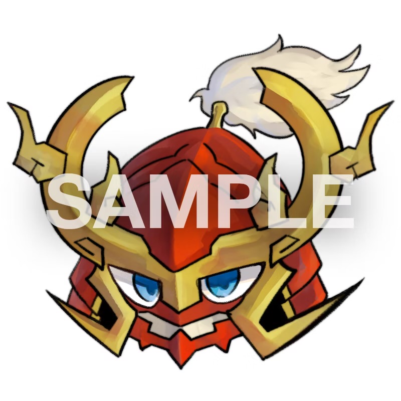 1boy, akiakane, blue_eyes, chibi, commission, duel_monster, male_focus, mask