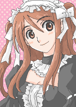 00s, brown_eyes, brown_hair, busou_renkin, gothic_lolita, lolita_fashion, lowres, maid
