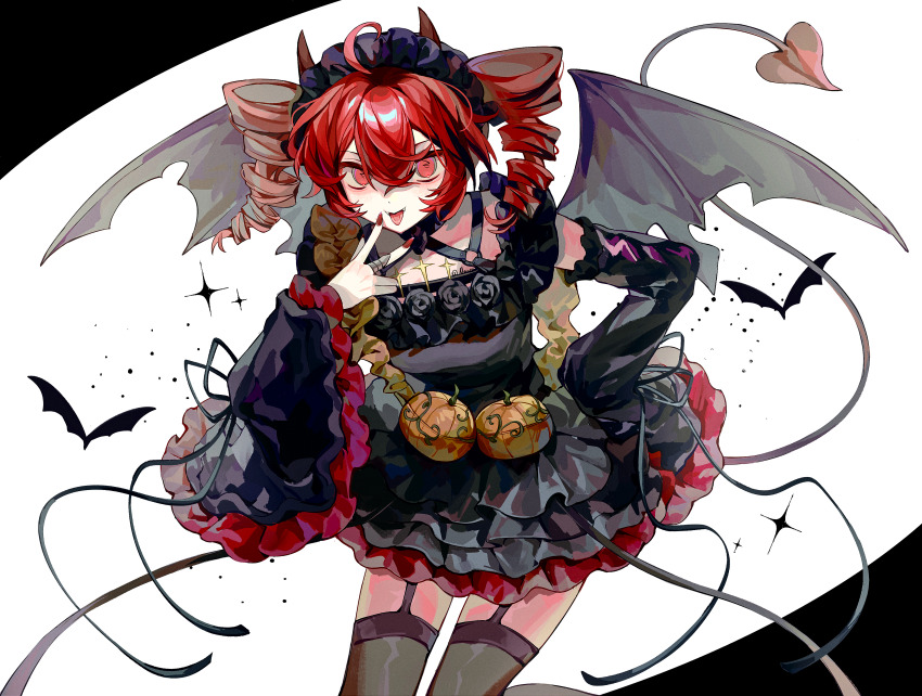 1girl, absurdres, black_dress, black_hairband, black_sleeves, chinese_commentary, commentary_request, cowboy_shot