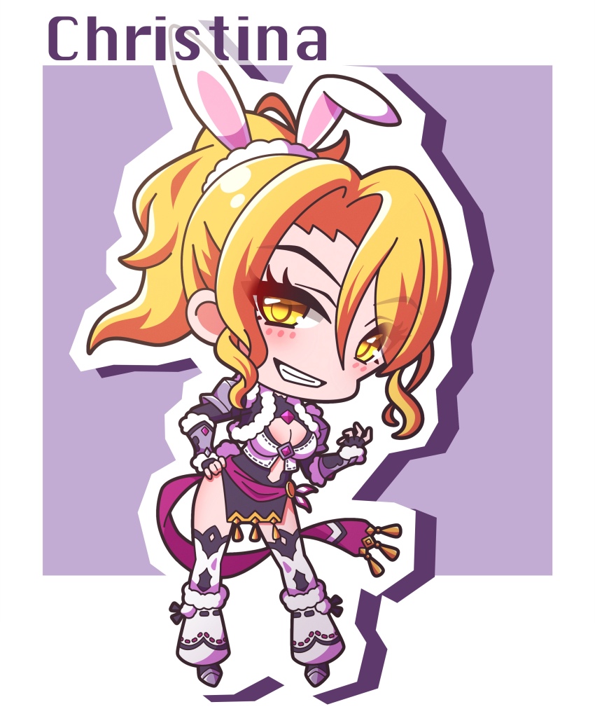 1girl, absurdres, animal_ears, armor, black_dress, black_gloves, blonde_hair, blush