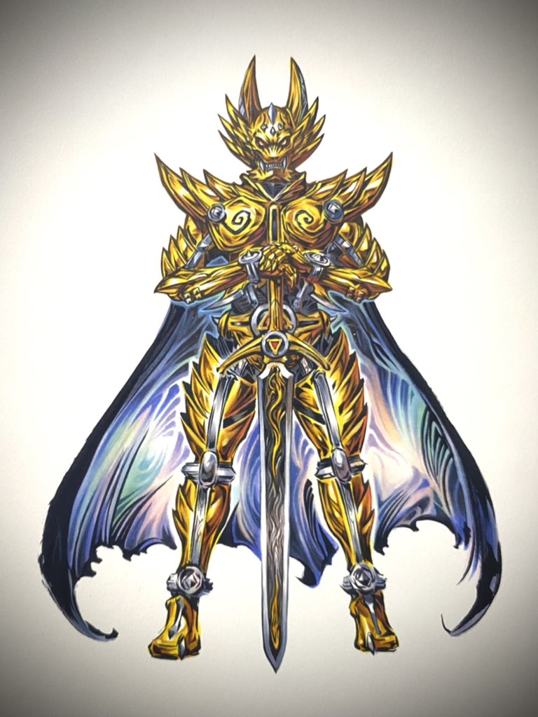 amemiya_keita, animal_ears, armor, cape, full_armor, full_body, garo_(tokusatsu_character), garo_(tokusatsu_series)