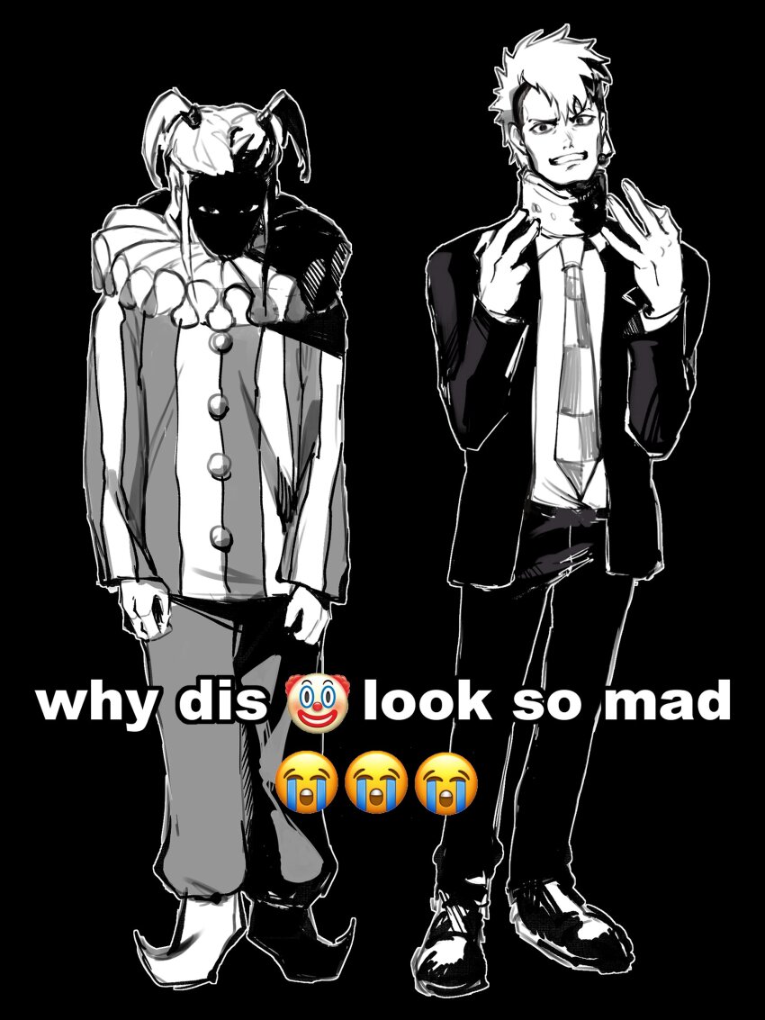 2boys, absurdres, ace_attorney, ace_attorney_investigations, ace_attorney_investigations_2:_prosecutor's_gambit, anaizzzen, black_background, checkered_necktie