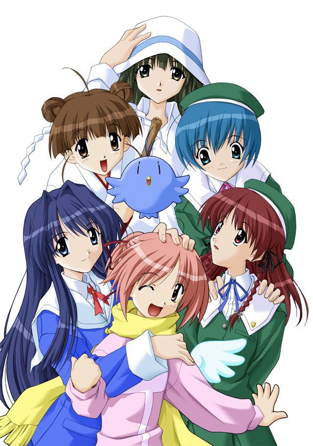 1boy, aoi_(bird)_(tentama), aqua_bird, aqua_eyes, aqua_hair, aqua_ribbon, aqua_wings, archived_source