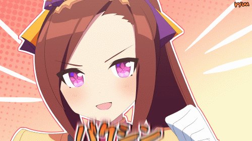 4girls, animal_ears, animated, animated_gif, black_hair, blue_eyes, breasts, calstone_light_o_(one_true_path)_(umamusume)