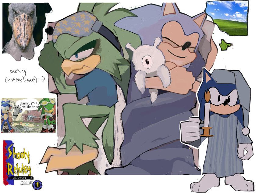 2boys, animal_ears, animal_nose, barefoot, beak, bird, bird_boy, black_eyes