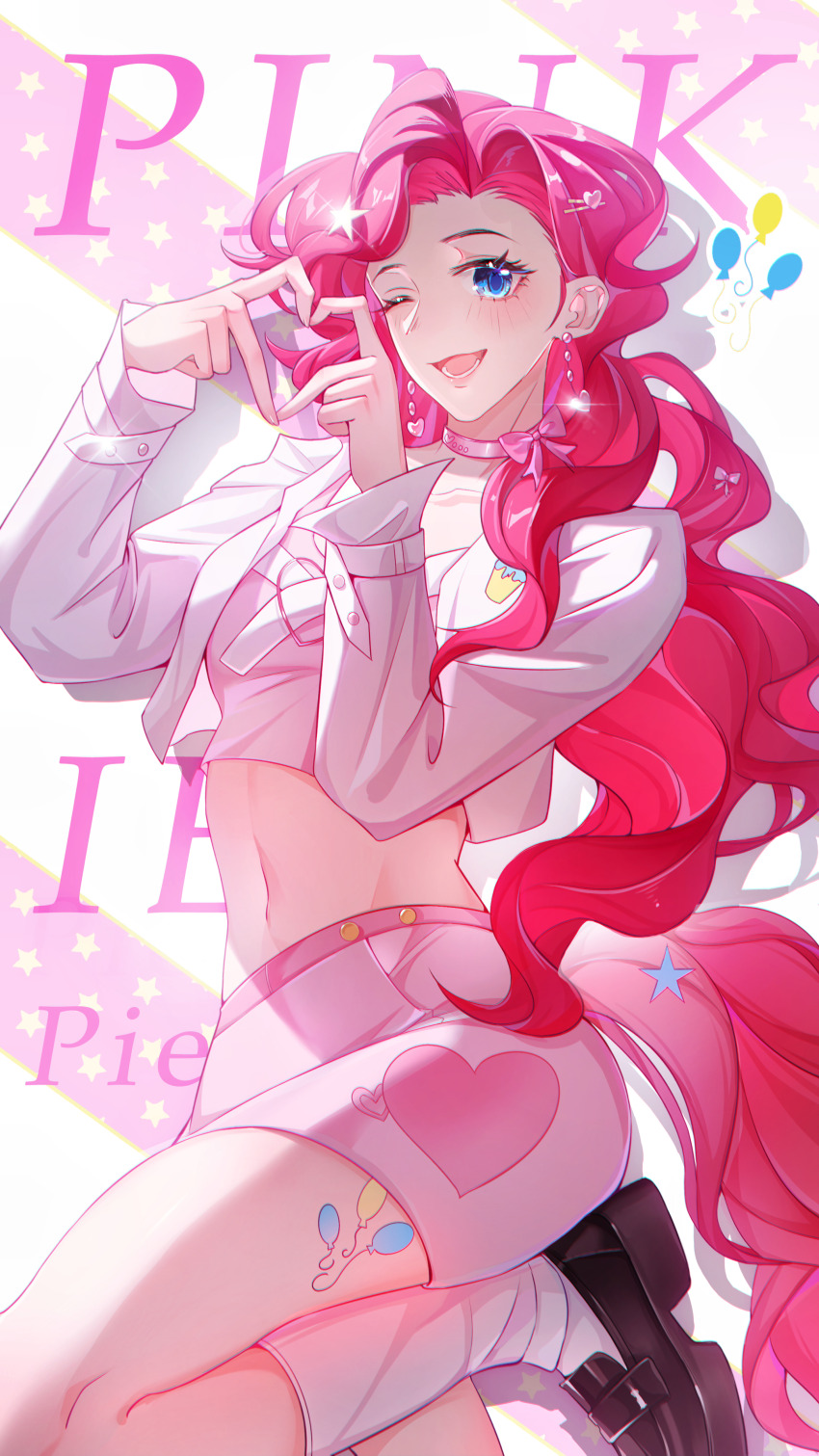 1girl, absurdres, alternate_costume, blue_eyes, bow, bow_choker, character_name, chinese_commentary