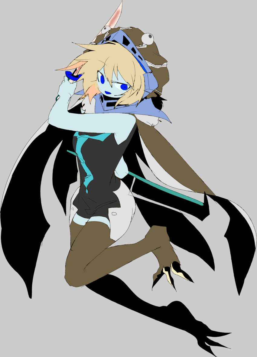 1girl, animal_feet, bare_arms, bare_legs, bare_shoulders, barefoot, black_cape, black_dress