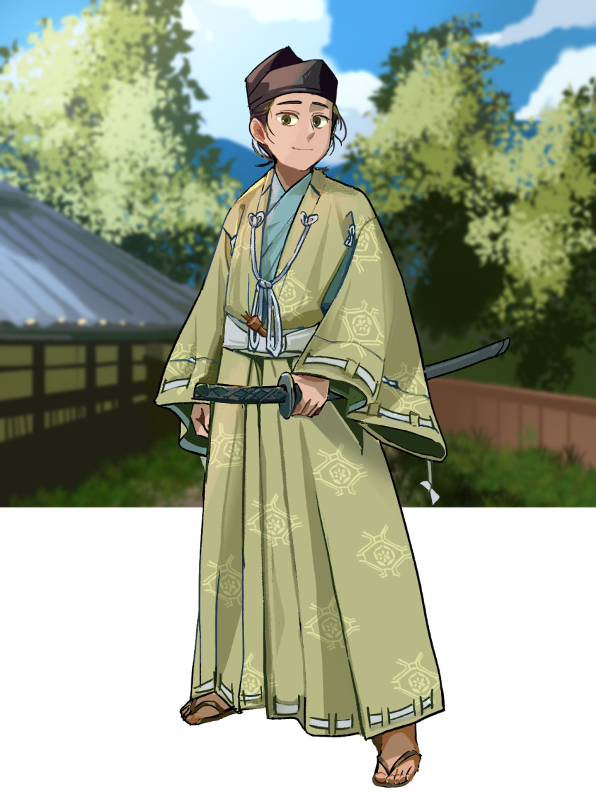 hat, highres, houjou_yoshitoki, houjou_yoshitoki_(kamakura-dono_no_13-nin)_(young), japanese_clothes, kamakura-dono_no_13-nin, kanokiwa, orieboshi