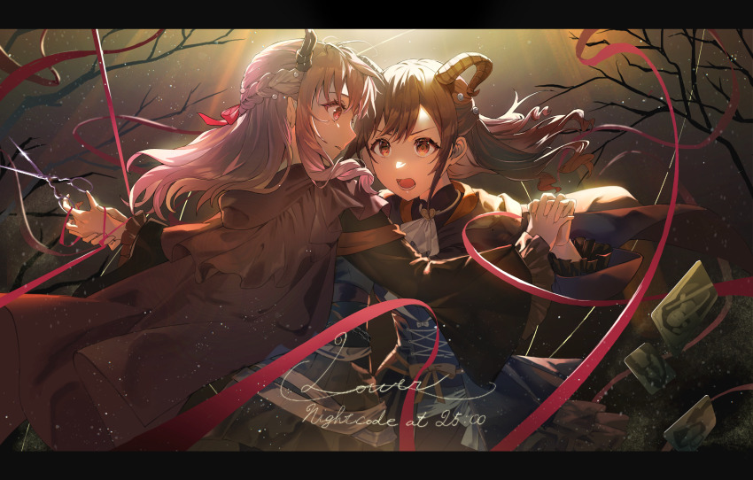 1girl, 1other, 25-ji_nightcord_de._(project_sekai), absurdres, akiyama_mizuki, black_border, border, braid