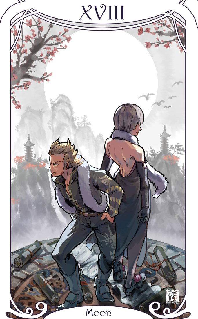 1boy, 1girl, ace_attorney, ace_attorney_investigations, ace_attorney_investigations:_miles_edgeworth, backless_dress, backless_outfit, belt