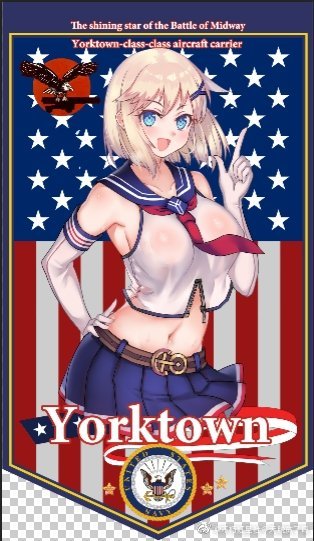 1girl, american_flag, belt, blonde_hair, blue_eyes, blue_skirt, blush, breasts