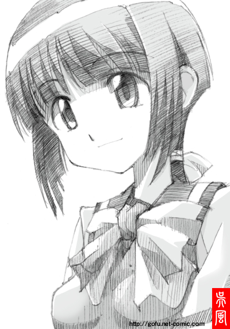 1girl, breasts, female_focus, gofu, greyscale, kondou_mayuka, monochrome, oniichan_no_koto_nanka_zenzen_suki_janain_dakara_ne!!