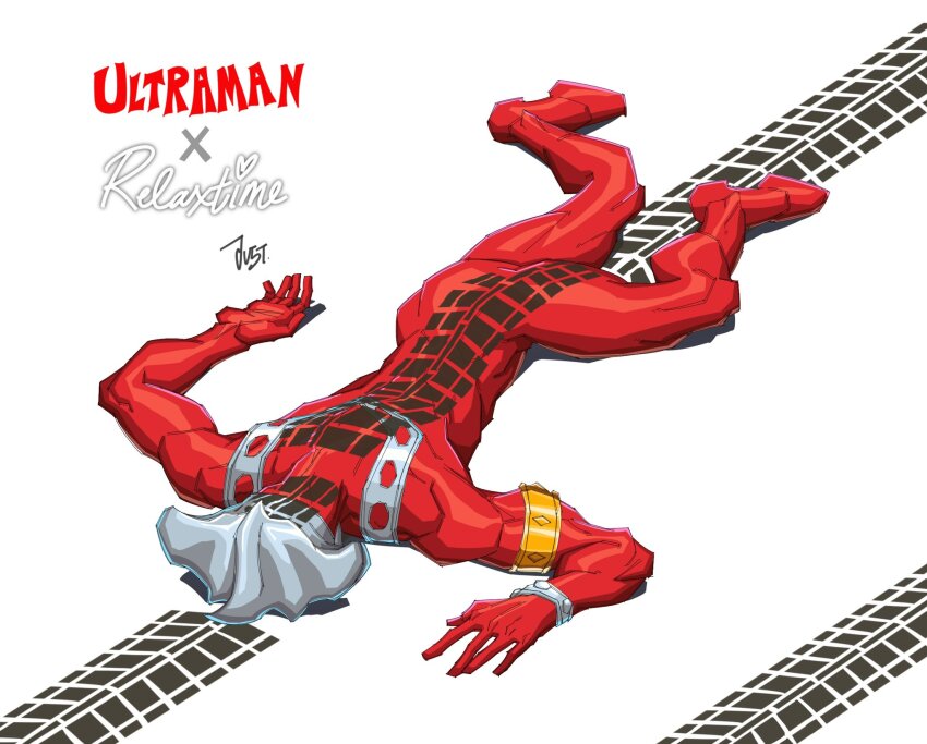 1boy, alien, armlet, armor, bracelet, colored_skin, commentary, copyright_name