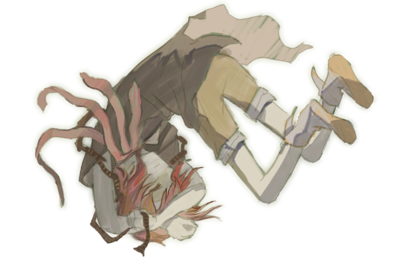 1other, 4_30_ge_aya, black_shirt, boots, brown_shorts, character_request, check_character, check_copyright