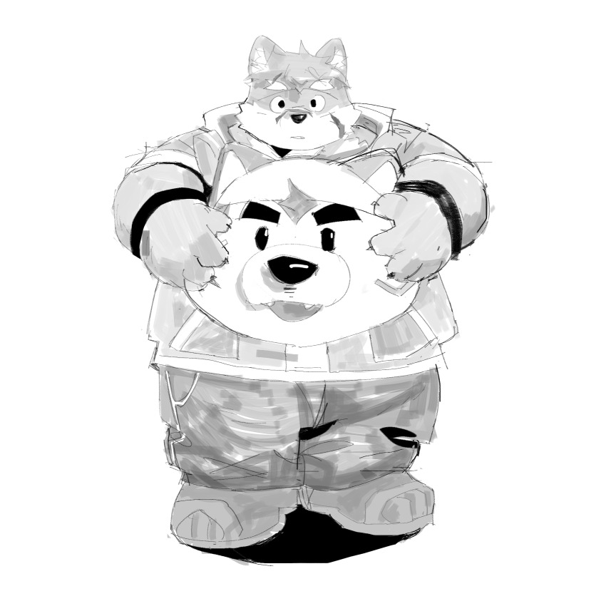 1boy, absurdres, animal_ear_fluff, animal_ears, bandana, bracelet, chinese_commentary, commentary_request