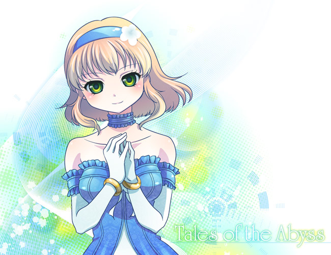 00s, 1girl, bad_id, bad_pixiv_id, bare_shoulders, blonde_hair, blue_hairband, blush