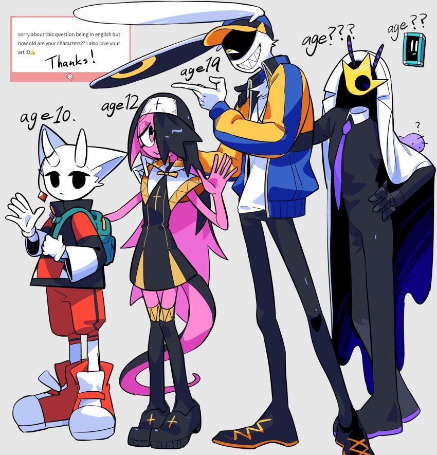 ?, animal_ear_fluff, animal_ears, antennae, backpack, bag, chris_(kana_tera), commentary