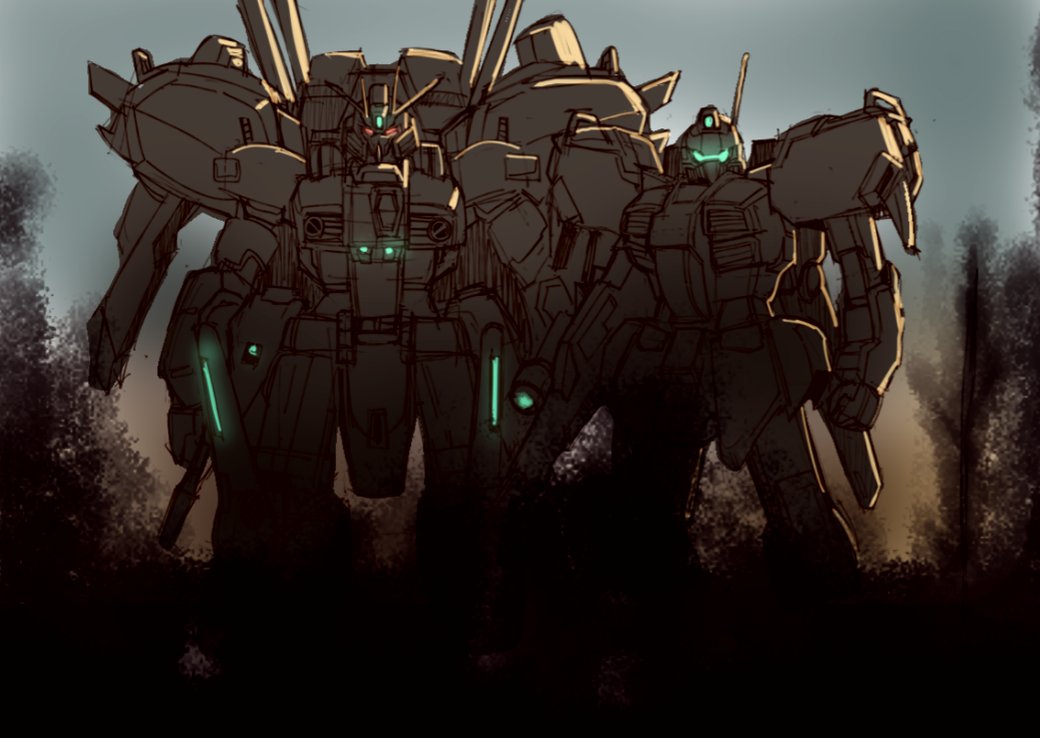 beam_cannon, beam_rifle, earth_federation, energy_gun, ex-s_gundam, glowing, green_eyes, gun