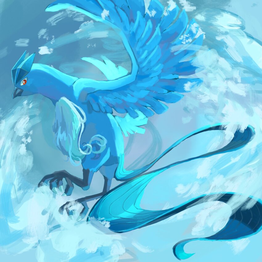 animal_focus, articuno, beak, bird, claws, feathers, gen_1_pokemon, highres