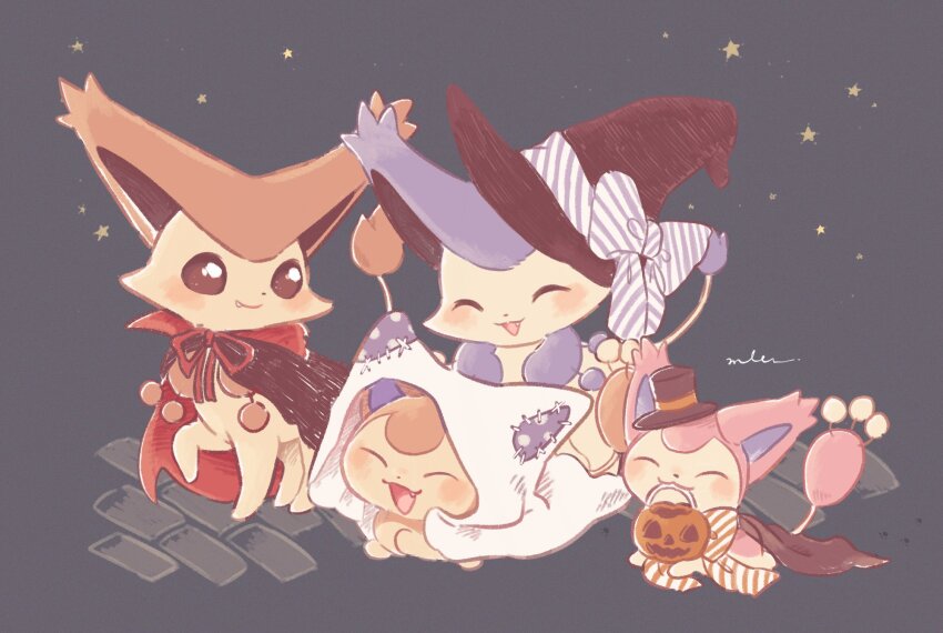 alternate_color, animal_focus, blush, cape, cat, delcatty, evolutionary_line, fang