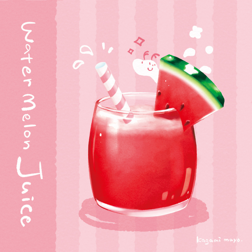 artist_name, drink, drinking_straw, food, food_focus, food_name, fruit, highres