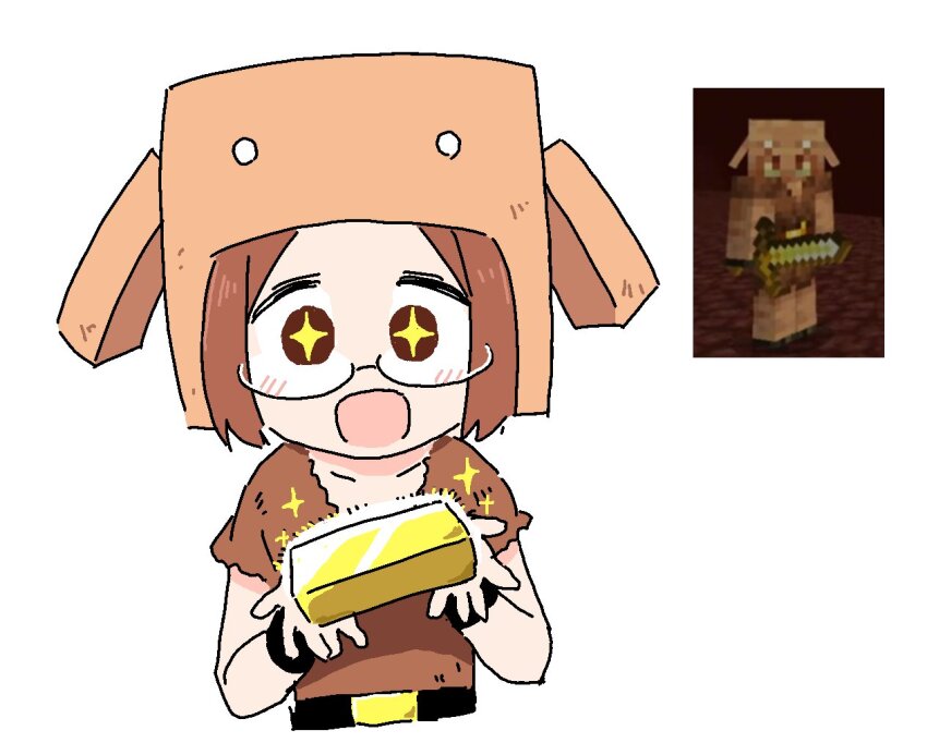 1girl, :d, anbe_masahiro, belt, belt_buckle, black_belt, brown_eyes, brown_shirt