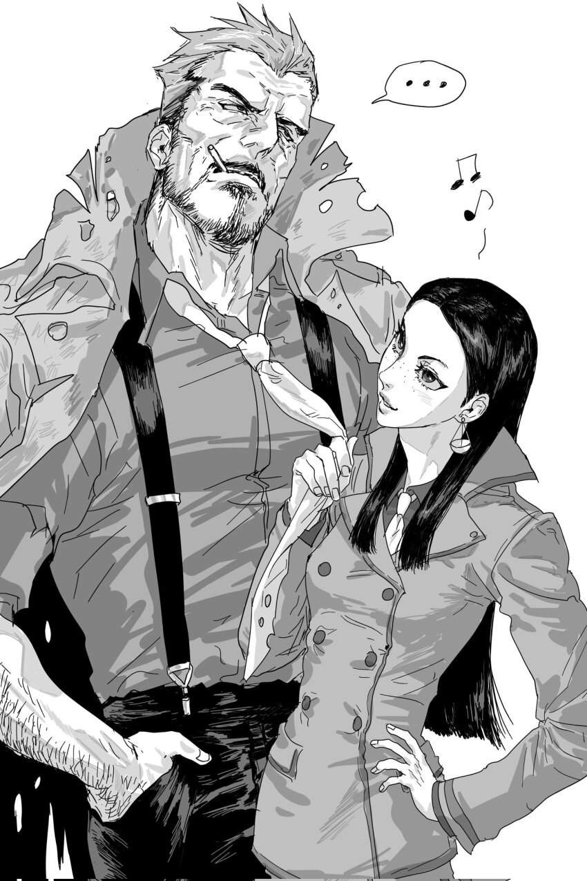 ..., 1boy, 1girl, ace_attorney, ace_attorney_investigations, ace_attorney_investigations:_miles_edgeworth, arm_hair, artist_request