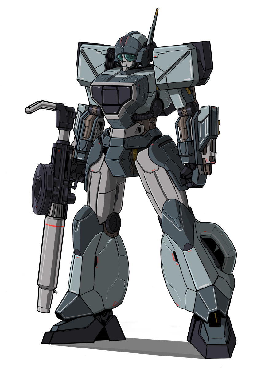 absurdres, character_request, commentary_request, commission, gun, highres, kikou_senki_dragonar, korean_commentary