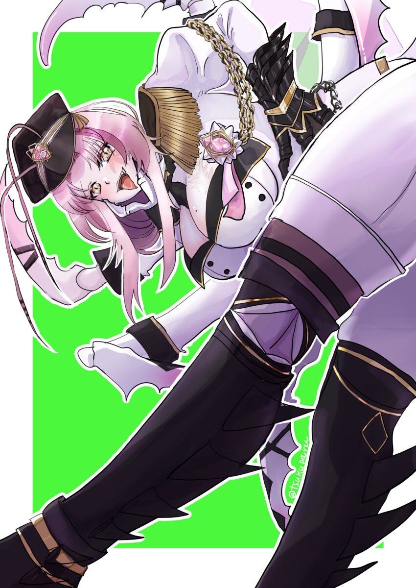 1girl, antenna_hair, arthropod_girl, bent_over, blush, breasts, claws, cockroach_girl