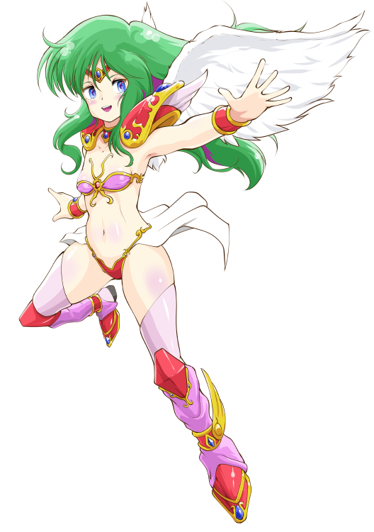 1girl, angel_wings, arm_up, armor, armpits, ayanokouji_rem, bikini, bikini_armor