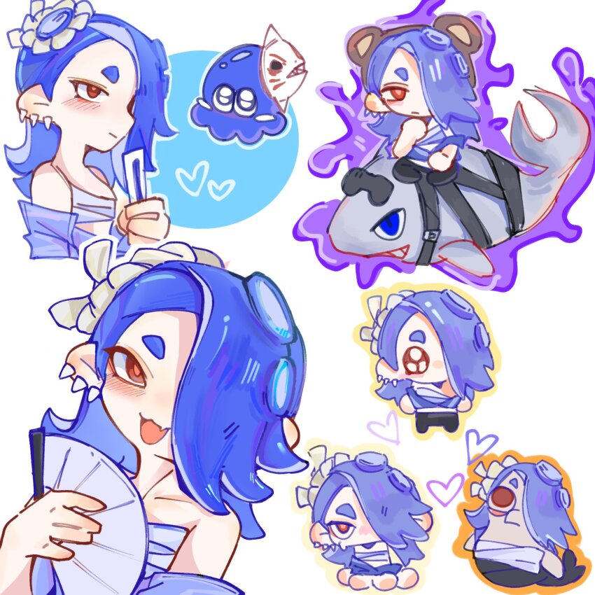 1girl, :d, alternate_form, animal_ear_hairband, animal_ears, beanye1234, bear_ear_hairband, bear_ears