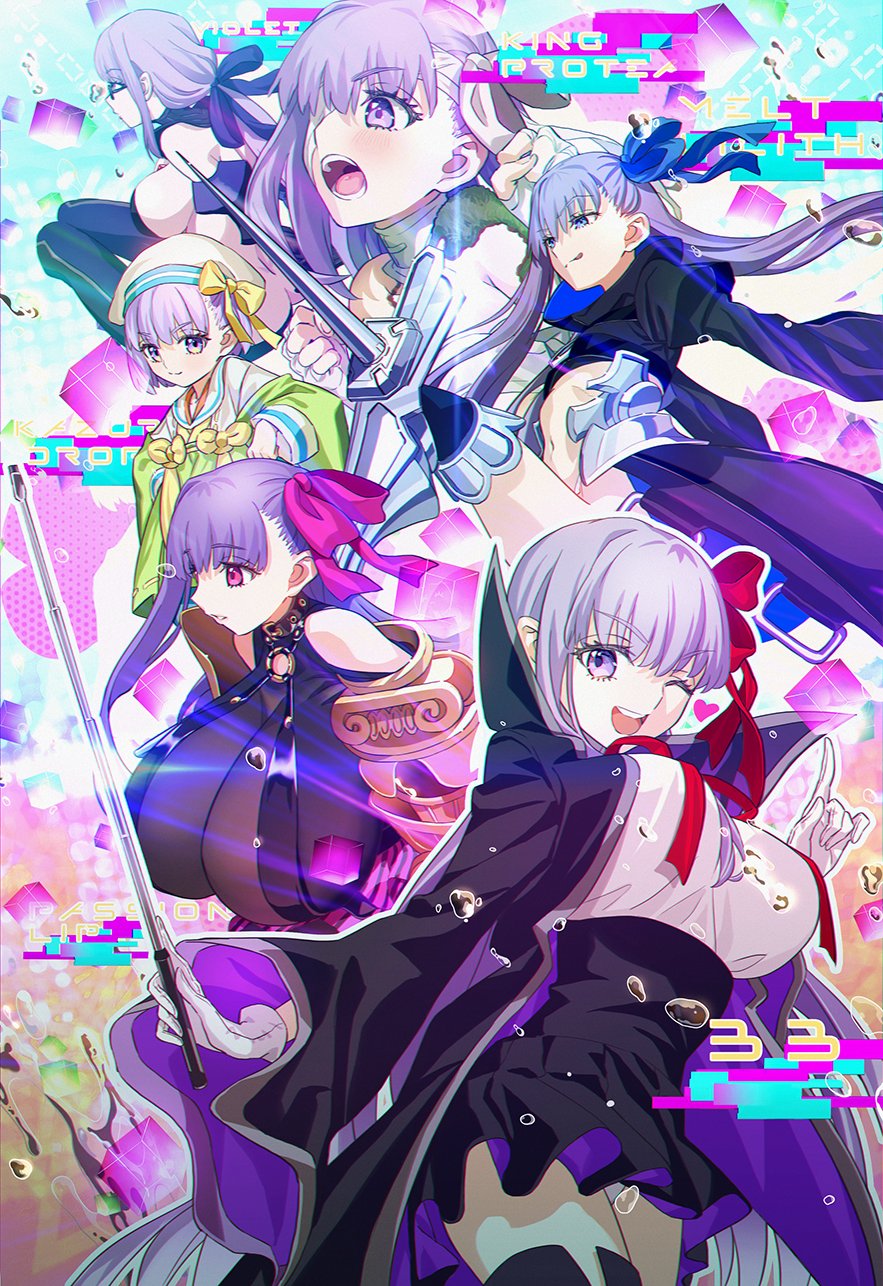 6+girls, aora, armored_boots, bandage_over_one_eye, bandaged_arm, bandaged_head, bandages, bare_shoulders