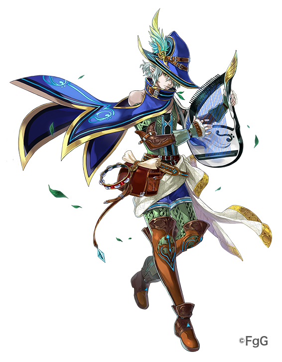 1boy, blue_hat, blue_shorts, boots, brown_boots, copyright_notice, fortissimo, full_body