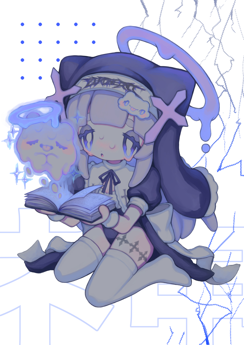 1girl, absurdres, back_bow, black_leotard, black_ribbon, book, bow, breasts