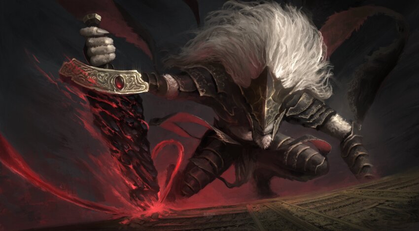 1boy, absurdres, armor, armored_animal, black_armor, black_helmet, claws, commentary