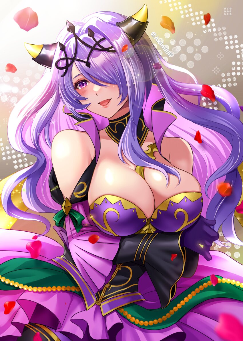 1girl, absurdres, akimiiiii, arms_under_breasts, artist_name, breasts, camilla_(alluring_darkness)_(fire_emblem), camilla_(fire_emblem)