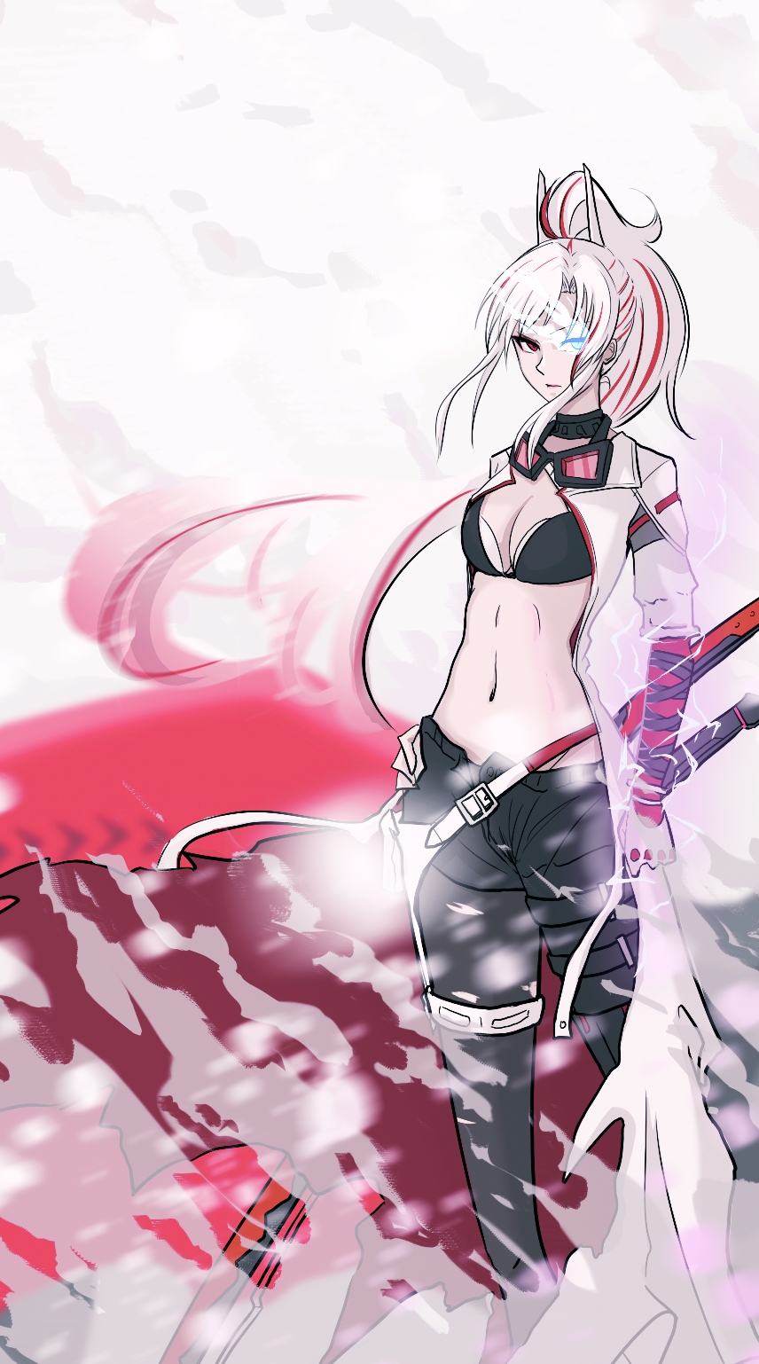 1girl, abs, alpha_(pgr), highres, image_sample, kin-dred, alpha:_crimson_weave_(pgr), pixiv_sample