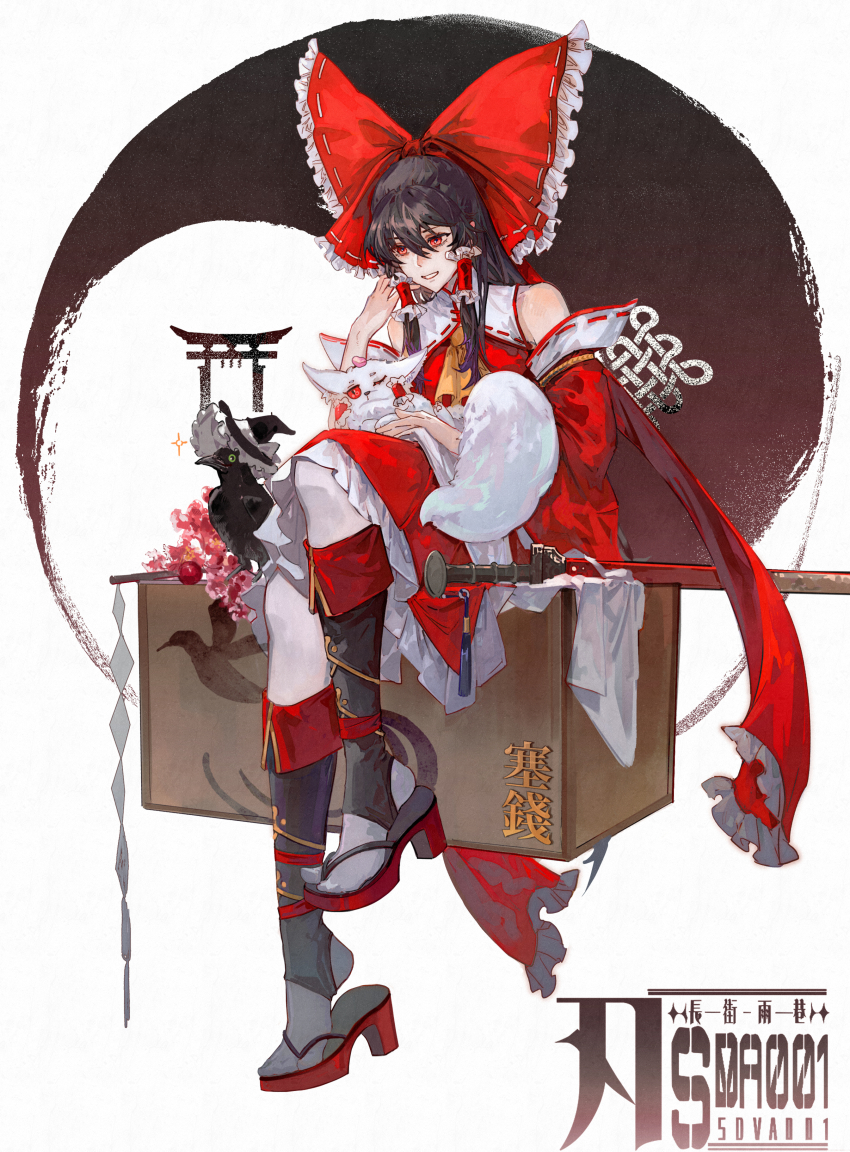 1girl, absurdres, adapted_costume, animal, animal_ear_fluff, animal_on_lap, animal_print, animalization