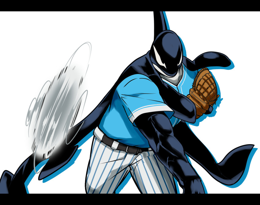 1boy, 96_gatefield, absurdres, ball, ball_toss, baseball, baseball_(object), baseball_glove