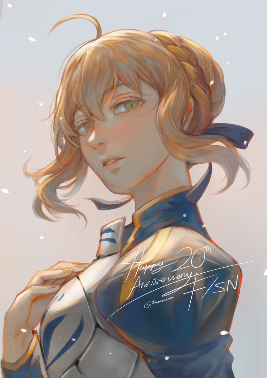 1girl, absurdres, ahoge, armor, artist_name, artoria_pendragon_(fate), blonde_hair, blue_eyes