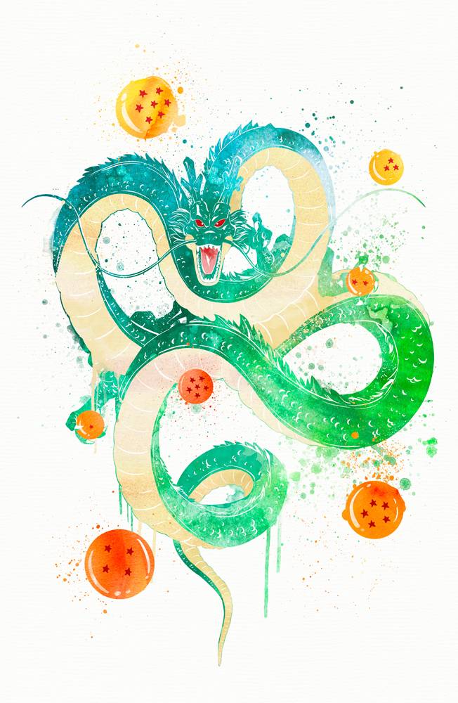 claws, commentary, dragon, dragon_ball, dragon_ball_(object), horns, looking_at_viewer, open_mouth