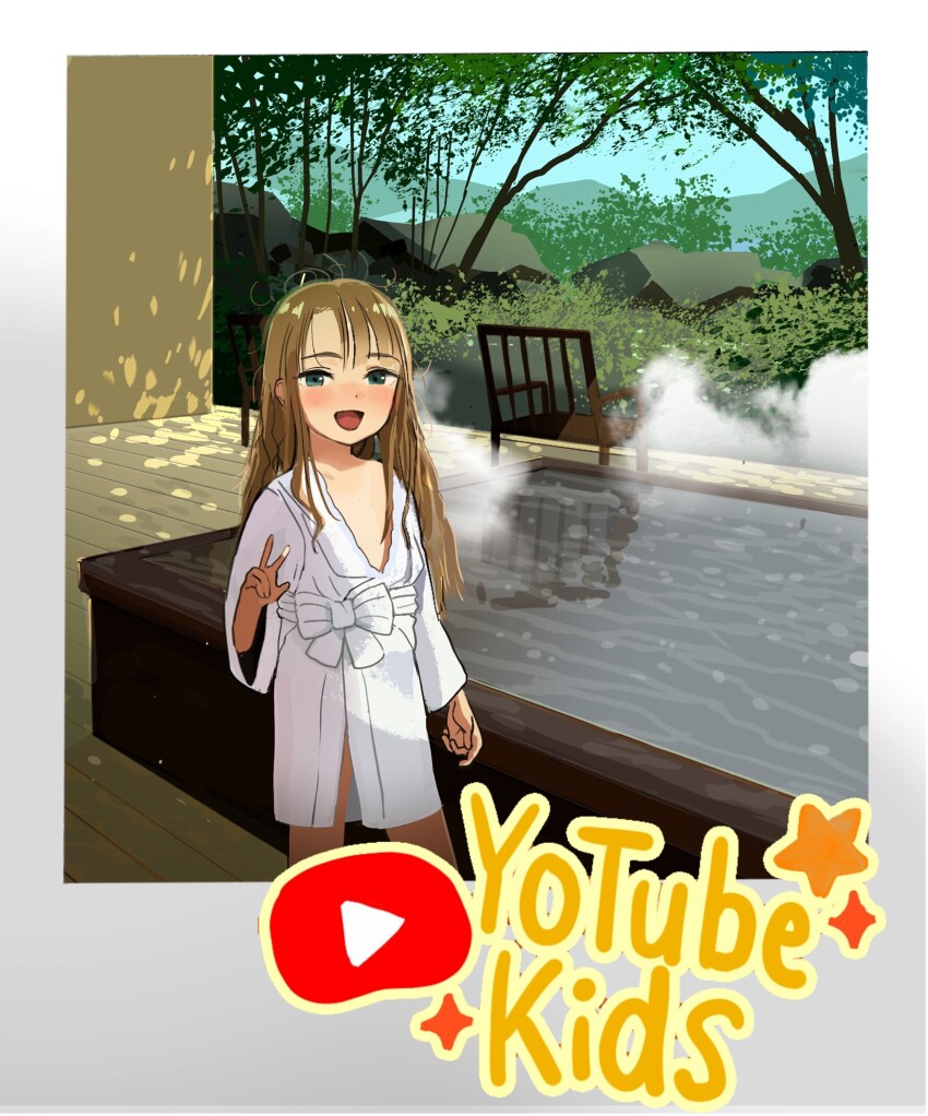 1girl, absurdres, aoife_campbell_(masuda_(yousaytwosin)), bathrobe, blush, border, chair, child